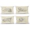 Stupell Industries Antique Dog Sketch 4 Piece Decorative Printed Throw Pillow Set, design by Ethan Harper, 14 x 7 x 20